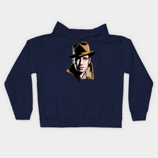 Humphrey Bogart Kids Hoodie